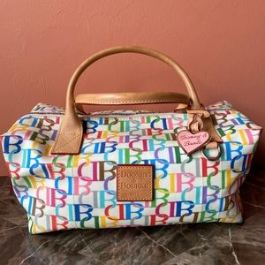 Vintage Dooney & Bourke multi duffle/satchel bag